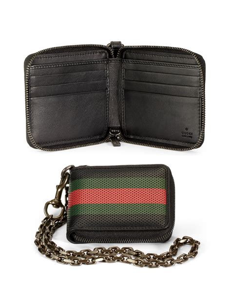 gucci chain wallet men.